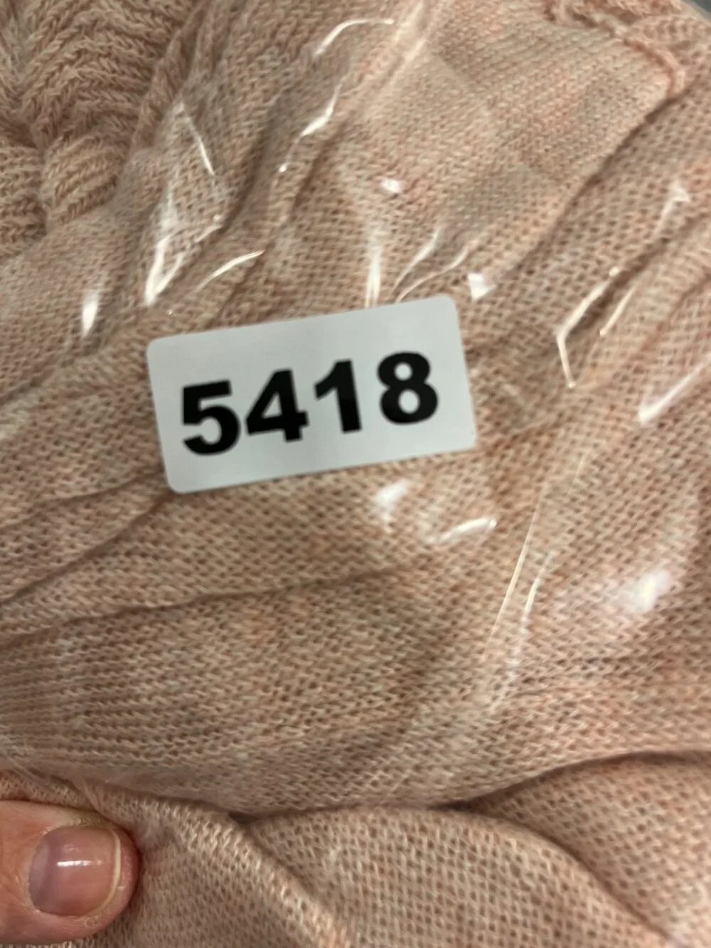 Free People Large Knit Seashell Pink Dress